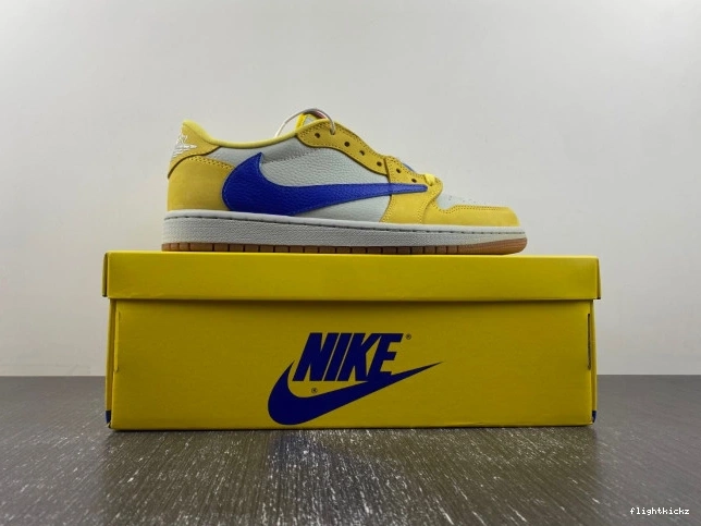 x Jordan Canary Scott OG 1 Travis Low Air DZ4137-700 0921